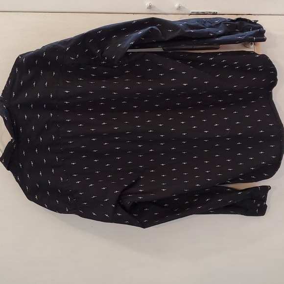 Michael Brandon Black and White Flamingo Print Button Down XXL - Picture 5 of 5